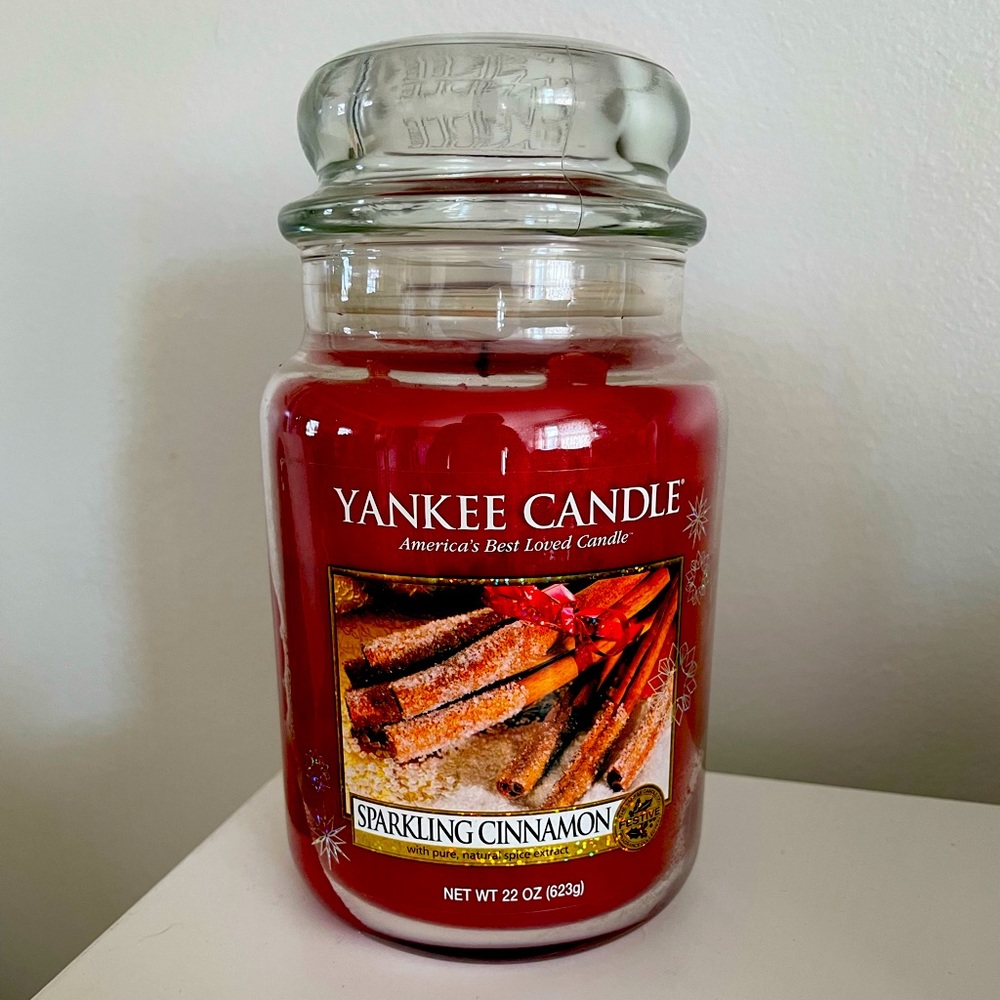 Sparkling Cinnamon 22oz Yankee Candle